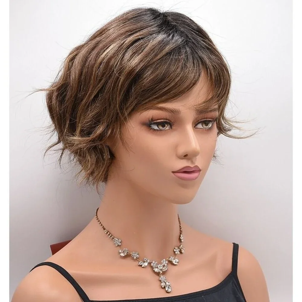 WYATT Wig by RENE OF PARIS, Marble Brown-LR (Long Rooted), Basic Cap, NEW